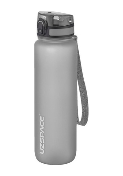 Uzspace FiftyFifty Softtouch Büyük Boy Tritan Su Matarası 28 CM 1 L