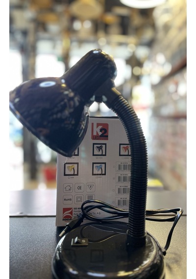K2 Kml100 Siyah Masa Lambası - E27 Duy Siyah