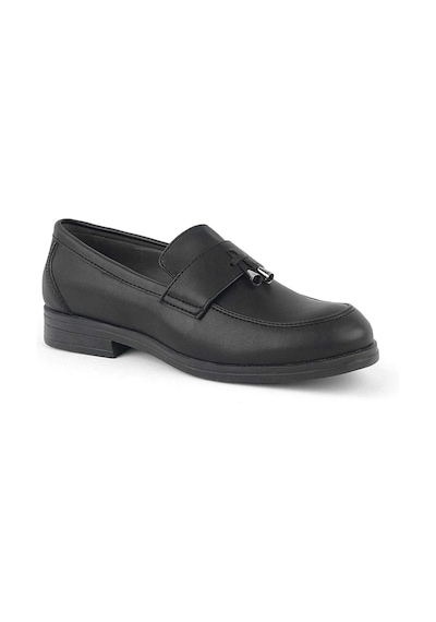 Rakerplus Loafer Siyah Mat Erkek Klasik Çocuk Ayakkabı
