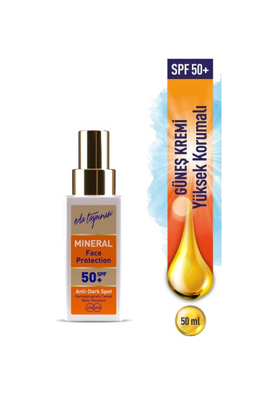 Eda Taşpınar Mineral Dark Spot Koruyucu Yüz Güneş Kremi SPF50+ 50 ML