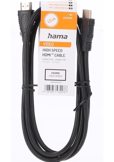 Hama High-speed Hdmı Kablo, Plug-plug, 1.5 M 1.5 M
