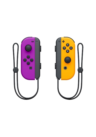 Nintendo Switch Purple/ Neon Orange Joy-Con Wireless Control