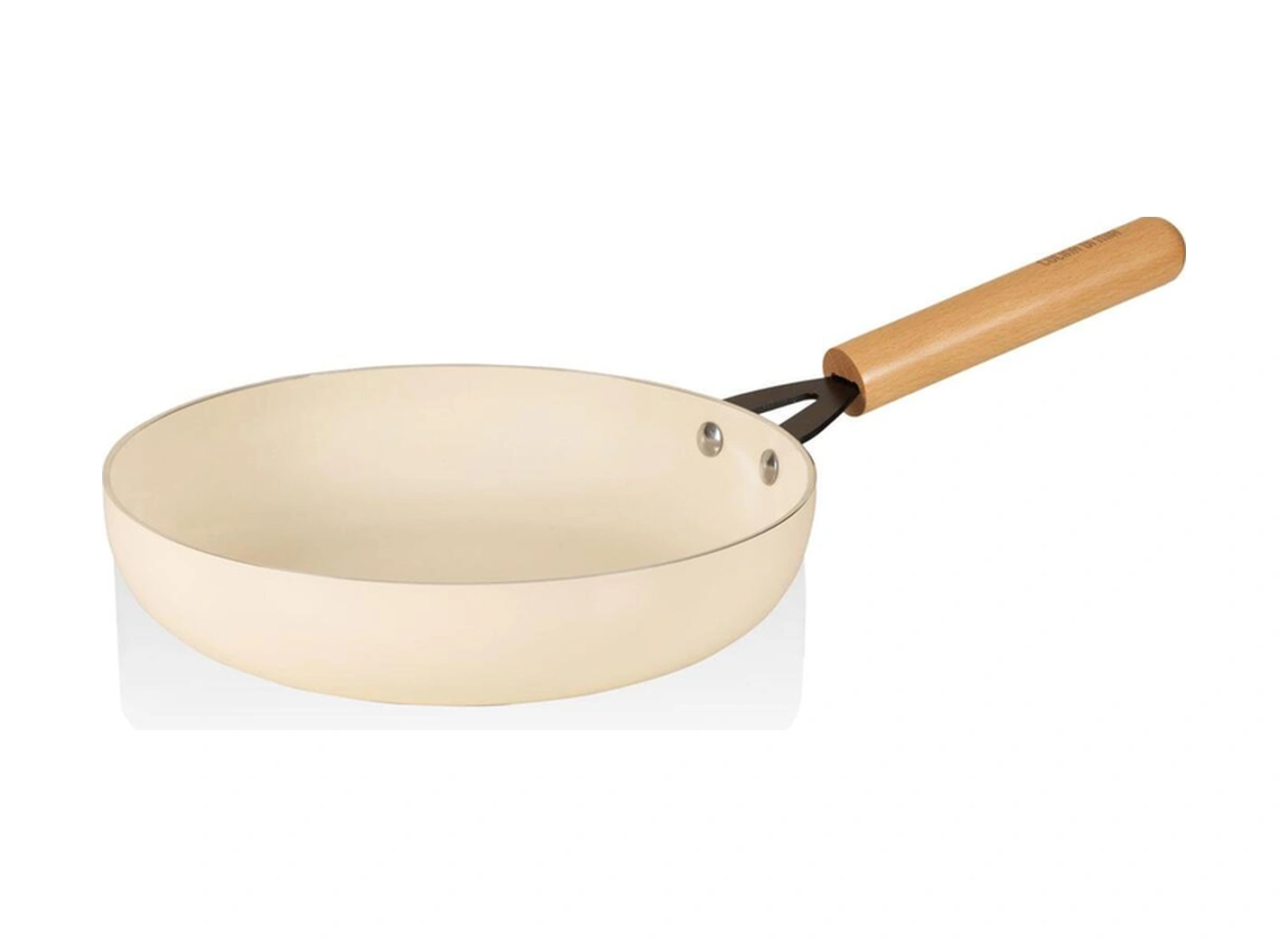 The Mia Cucina Tava 26 Cm Seramik Kaplama Krem