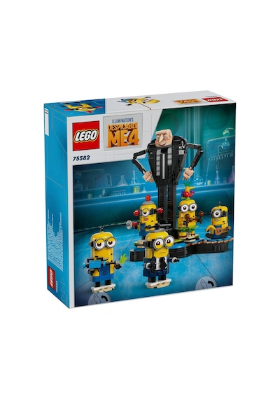 Lego Minions 75582 Brick-built Gru And Minions