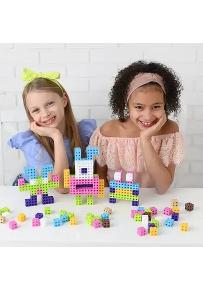 Meli Cube Pink 100 Parça Blok Seti 50811