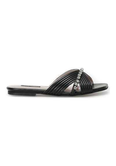 Nine West TANVO 2FX Siyah Kadın Terlik Siyah