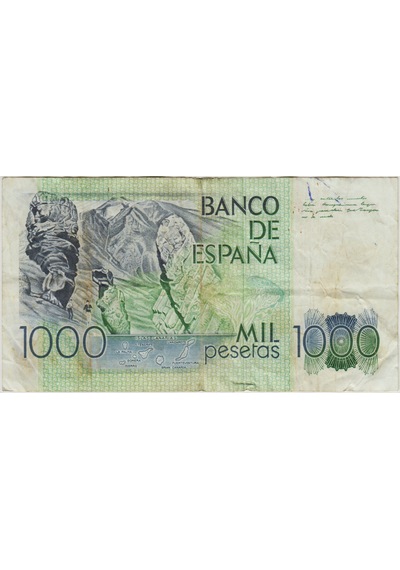 İspanya 1000 Peseta 1979 Çok Temiz.