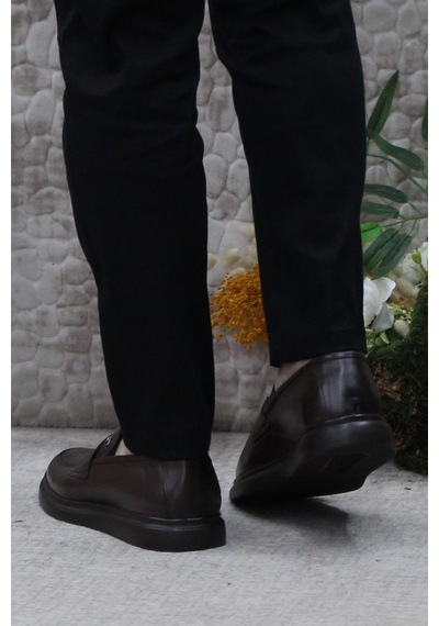 Pierre Cardin 14207 Kahve Hafif Taban Hakiki Deri Erkek Ayakkabı 001