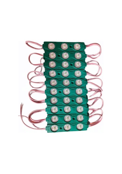 Modül Led 3 Lü Yeşil 20 Li