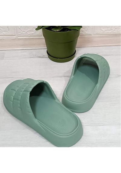 Akınalbella 406 Mint Yeşili Hafif Rahat Günlük Havuz Plaj Kadın Terliği 001