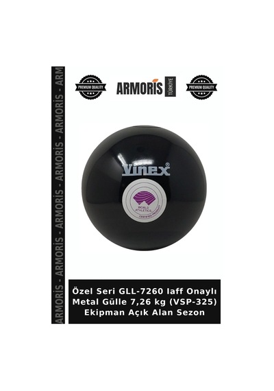 Özel Seri Gll-7260 Iaff Onaylı Metal Gülle 7,26 Kg Vsp-325 Ekipman Açık Alan Sezon