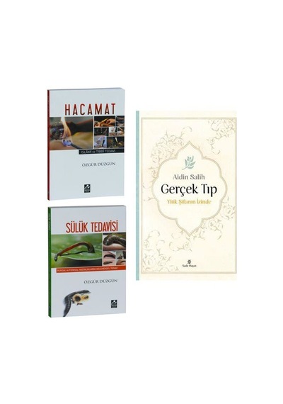Aidin Salih Gerçek Tıp ve Hacamat. Sülük Tedavisi 3'lü Set - A