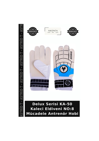 Delux Serisi Ka-50 Kaleci Eldiveni No:8 Mücadele Antrenör Hobi Çok Renkli