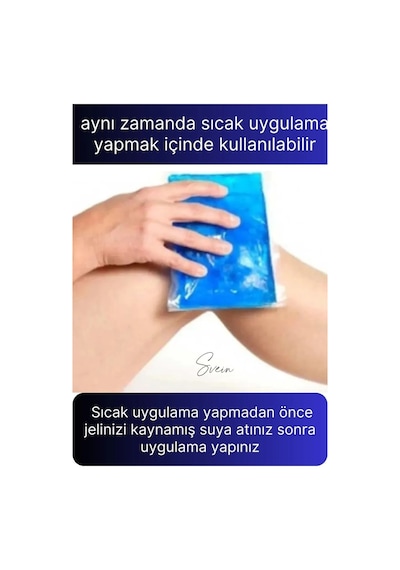 5'li Avantaj Küçük Boy Sıcak Kompres Buz Jel Termojel El Ayak Diz Tekrar Kullanılabilir