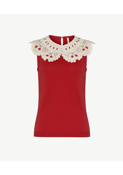 Yargıcı Regular Bebe Yaka Kolsuz Kazak 26yktr2010x 043 Kırmızı