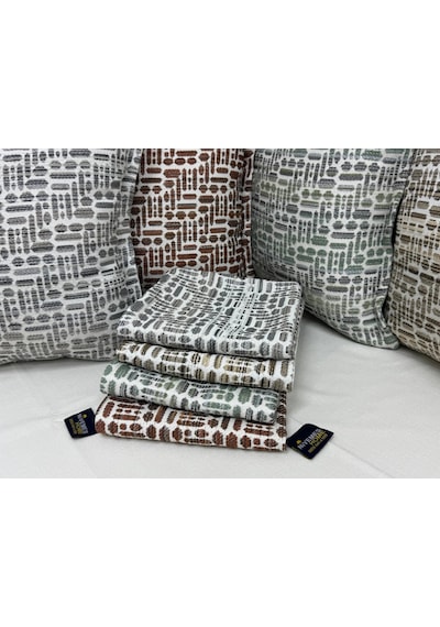 Nivemeshome Elyaf Dolgulu Kırlent 45x45 Lisa 03 Vizon Yeşil