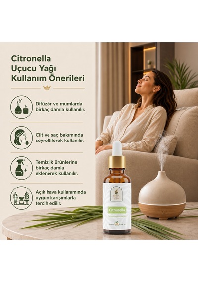 Citronella Uçucu Yağı 10 Ml. %100 Saf