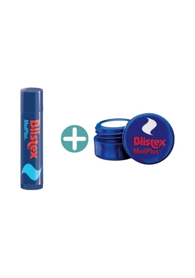 Blistex Kuruyan ve Çatlayan Dudaklara Medplus Kavanoz + Kuruyan ve Çatlayan Dudaklara Medplus Stick