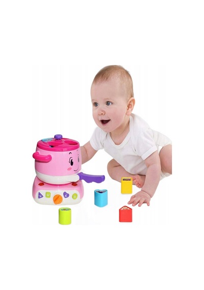 Sıla Bebek İle Pilli Işıklı Ve Sesli 8 Parça Sevimli Mutfak Seti- Pembe 83447896