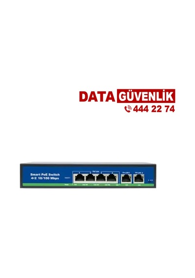 4 Port Poe Switch + 2 Port Uplink