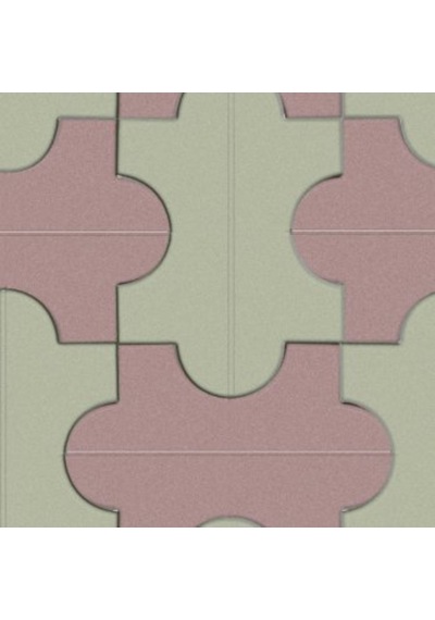 Plastik Parke Taşı Kalıbı Pazıl 1 Dikey 1/2 6 Cm (10 Adet)