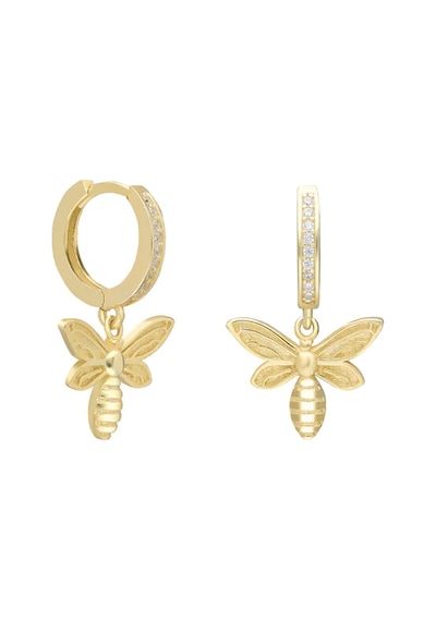 Arı Küpe 717069 Gold Gümüş