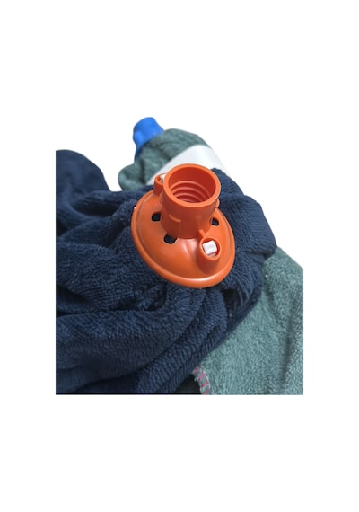 Taber Home 4'lü Mikrofiber Yedek Paspas Bezi Vidalı Mop Başlığı Seti - Yüksek Emici Temizlik Bezi