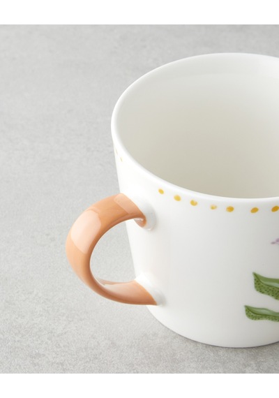 English Home Floral Breeze New Bone China Kupa 450 Ml Renkli Çok Renkli