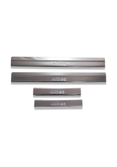 Kapı Eşiği Krom 4 Parça Albea Sd 2002-2012 Arası Modeller İçin