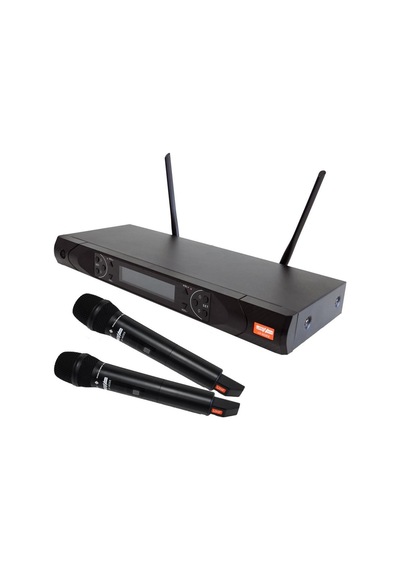Lastvoice Lv-402ee Telsiz Kablosuz Mikrofon Seti Uhf Çift El 2x100 Frekans