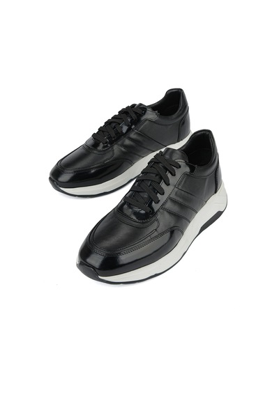 Ziya Erkek Hakiki Deri Günlük Sneaker 161983z789 Siyah 161983z789 000 40