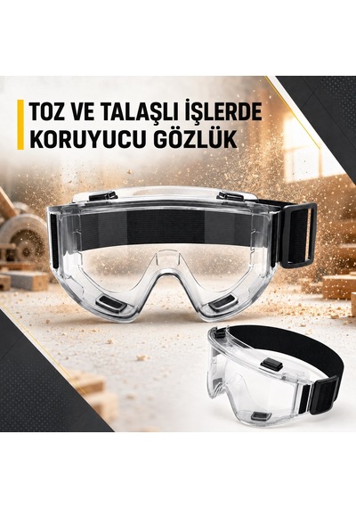 Sgs773 Koruyucu Toz Gözlüğü Sport Ayarlı