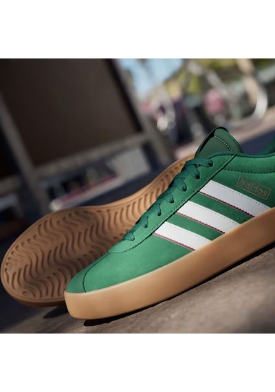 Drkgrn/ftwwht/cburgu Adidas Erkek Günlük Spor Ayakkabı Vl Court 3.0 Ih4790 Yeşil