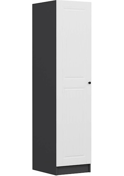 Minar Kale 1 Kapaklı Dolap Antrasit - İlk Bahar Mebran 190cm Antrasit