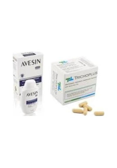 Avesin Trichoplus 2'si 1 Arada Şampuan 300 ML + Trichoplus 60 Kapsül