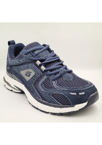 Greyder 64661 6y Lacivert Deri Erkek Sneaker Spor Ayakkabı Lacivert