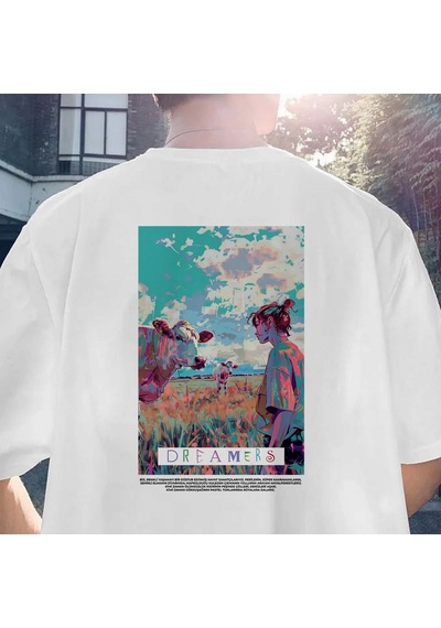Dreamers Serisi No:13 T-shirt - Gri