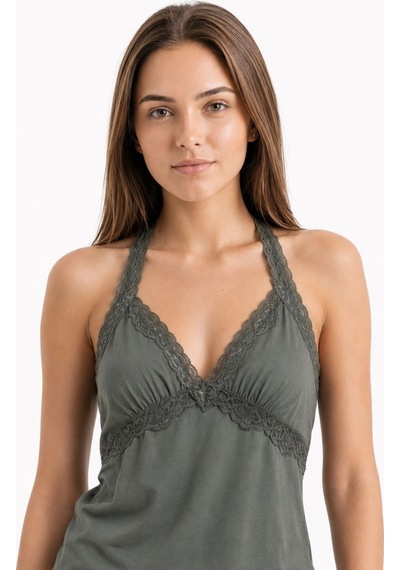 LOFT Slim Fit Kadın Bluz K.kol Sage