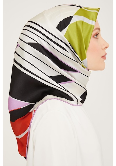 Armine Twill İpek Eşarp 23ka9050 56 - Turuncu