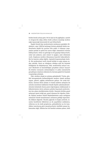 Modernitenin Teolojik Kaynakları
