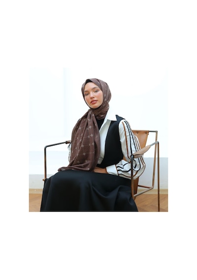 Silk Home Olinda Şal - 49003 - Acı Kahve Acı Kahve