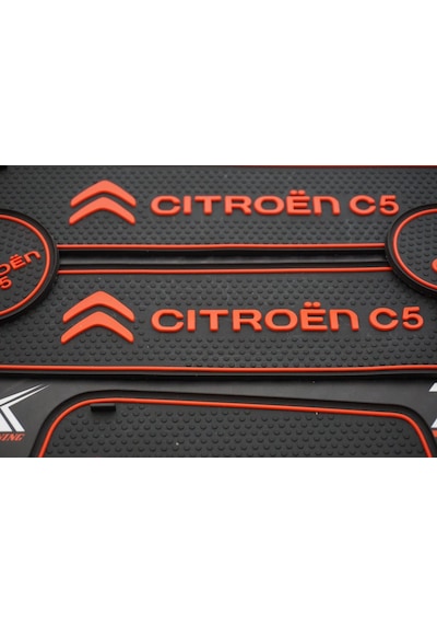 Citroen C5 2009-2012 Araç Içi Silikon Kaymaz Ped Kaplama Seti