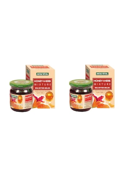 Aksu Vital Ballı & Bitki Karışımı Kudret Narı Macunu 2 x 230 G
