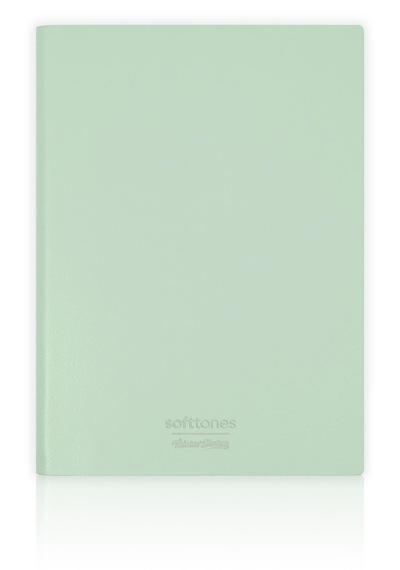 Vj 124-1019 Softtons Esnek Kapak Defter B5 80 Gr. Krem 128 Yp. Çizgili Yeşil Çeşitli Renk Ve Desen