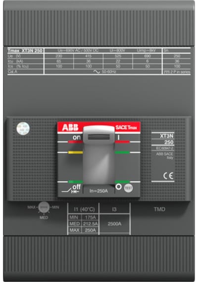 Abb Xt3n 250 Tmd 200-2000 3p F F Kompakt Şalter 1sda068058r1 Kon
