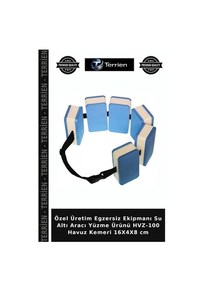 Özel Üretim Egzersiz Ekipmanı Su Altı Aracı Yüzme Ürünü Hvz-100 Havuz Kemeri 16x4x8 Cm Belirtilmemiş