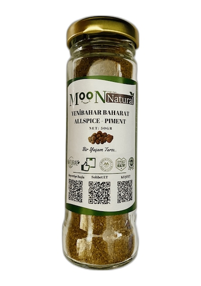 Moon Natural Yenibahar Baharat / Allspice 50 G