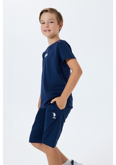 U.s. Polo Assn. Erkek Çocuk Lacivert Bermuda Takım Us2404-c-v2 Lacivert