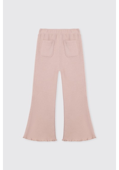 Panço Kız Bebek Beli Lastikli Pudra Tayt 2621gb12018 Pembe