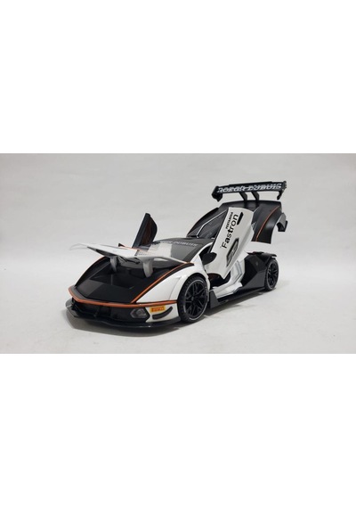 Hobiez World Orjinal 1:24 Lisanslı Çek - Bıraklı Metal Lamborghini Essenza SCV12 Model Araba